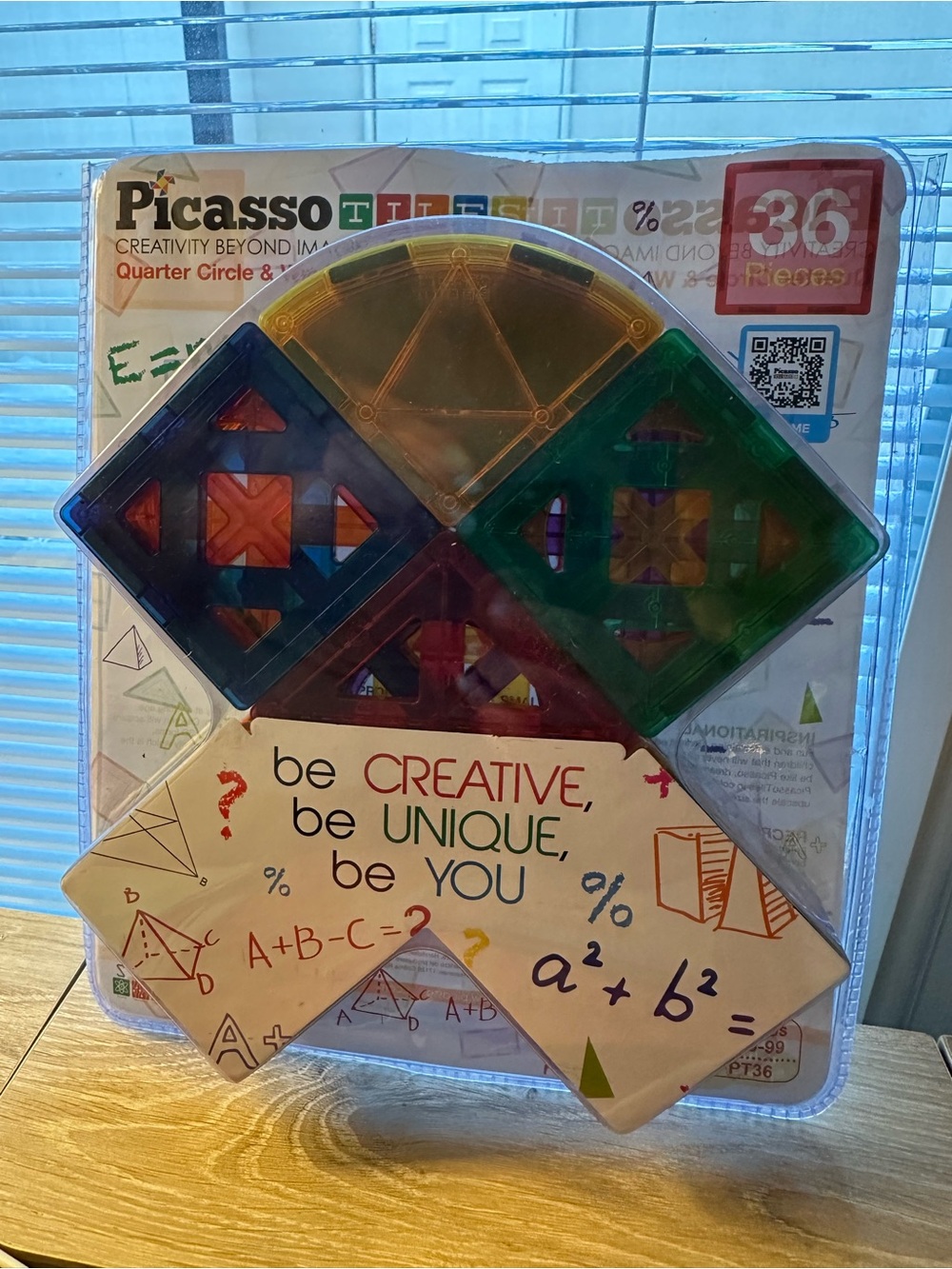 Picasso Tiles 36 piece Magnetic Building Set - Multicolor